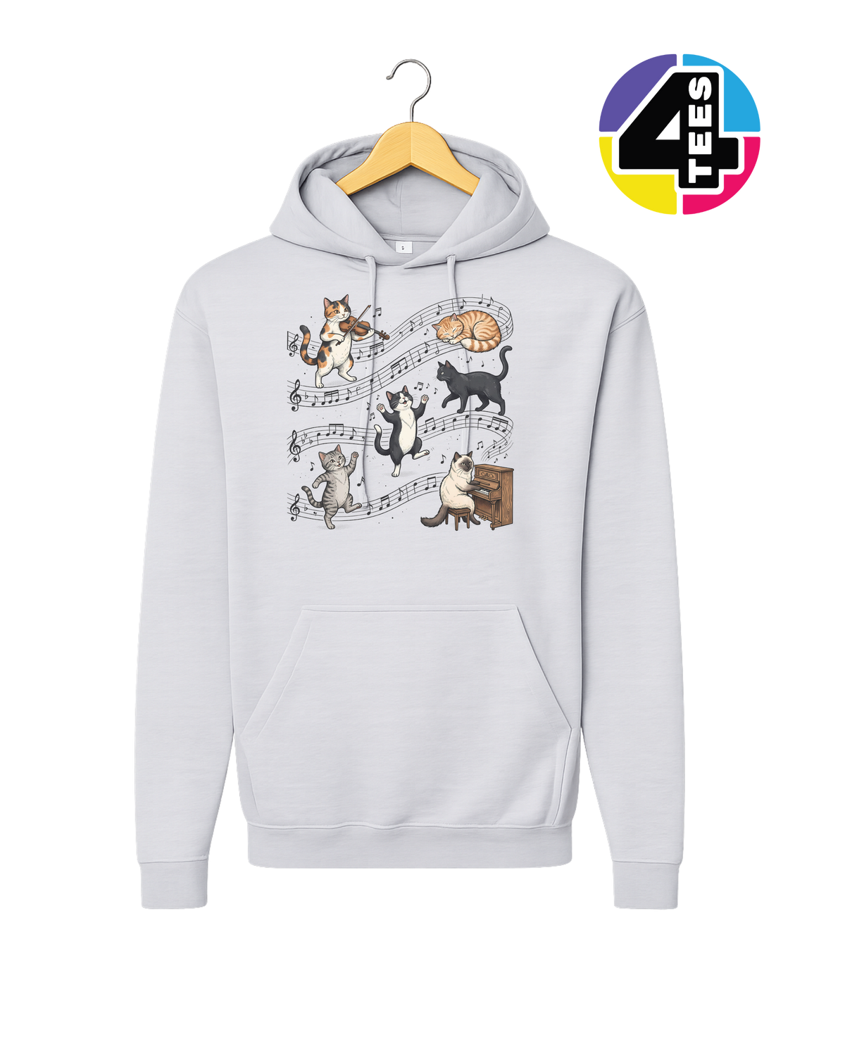 The Feline Symphony Hoodie