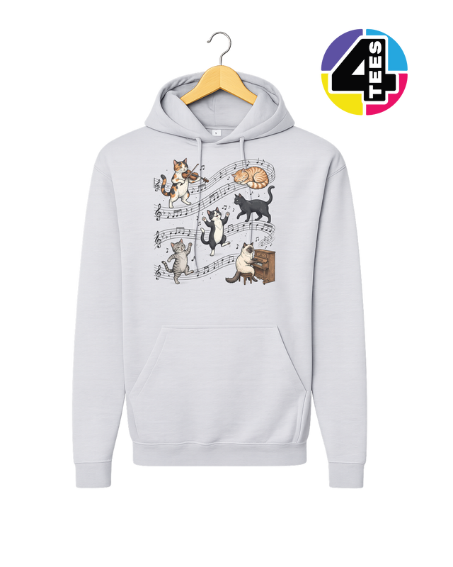 The Feline Symphony Hoodie