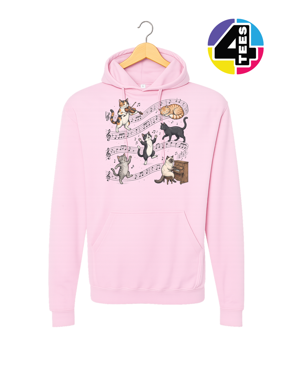 The Feline Symphony Hoodie