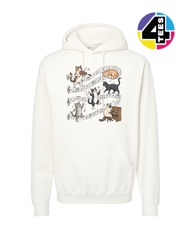 The Feline Symphony Hoodie