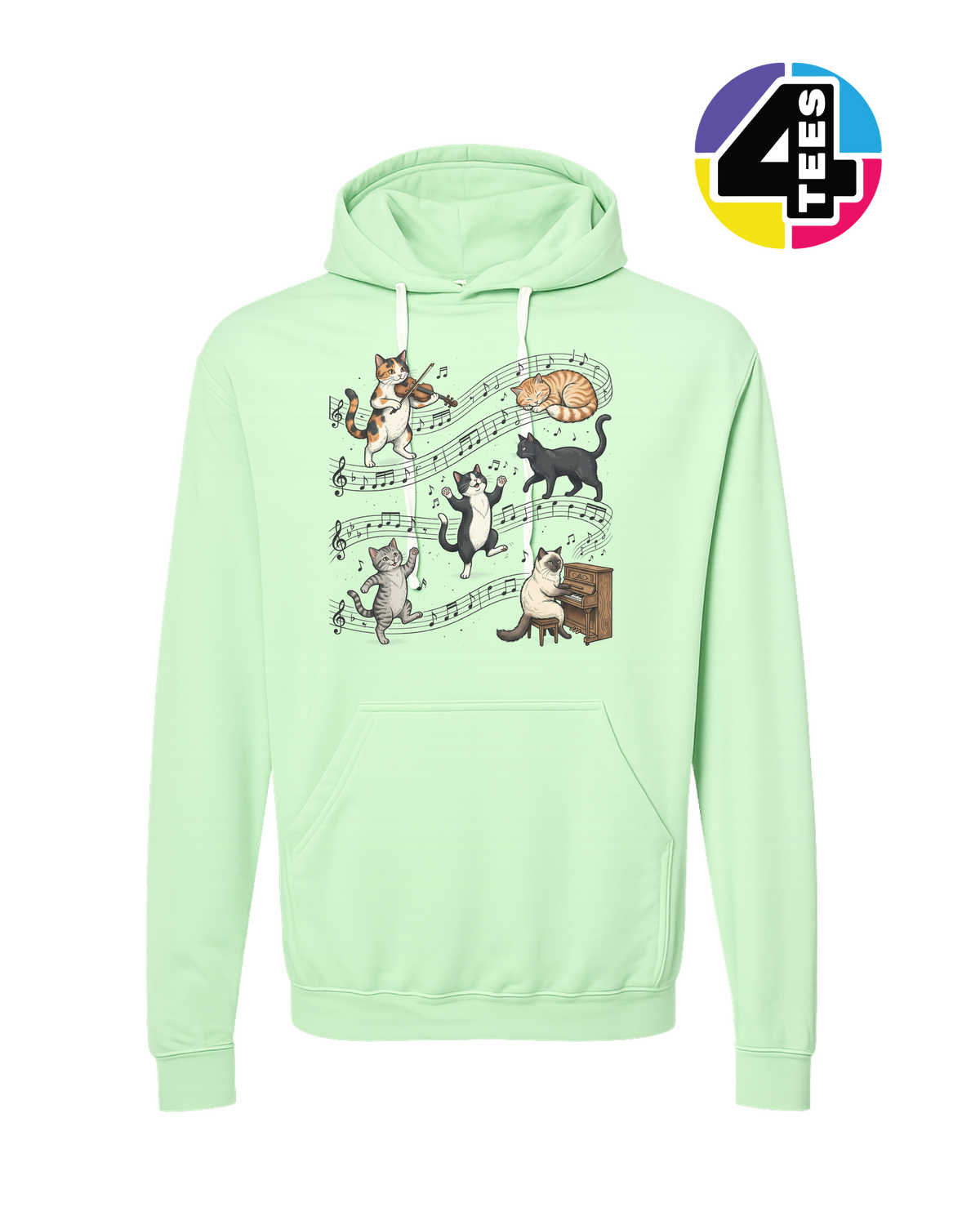 The Feline Symphony Hoodie