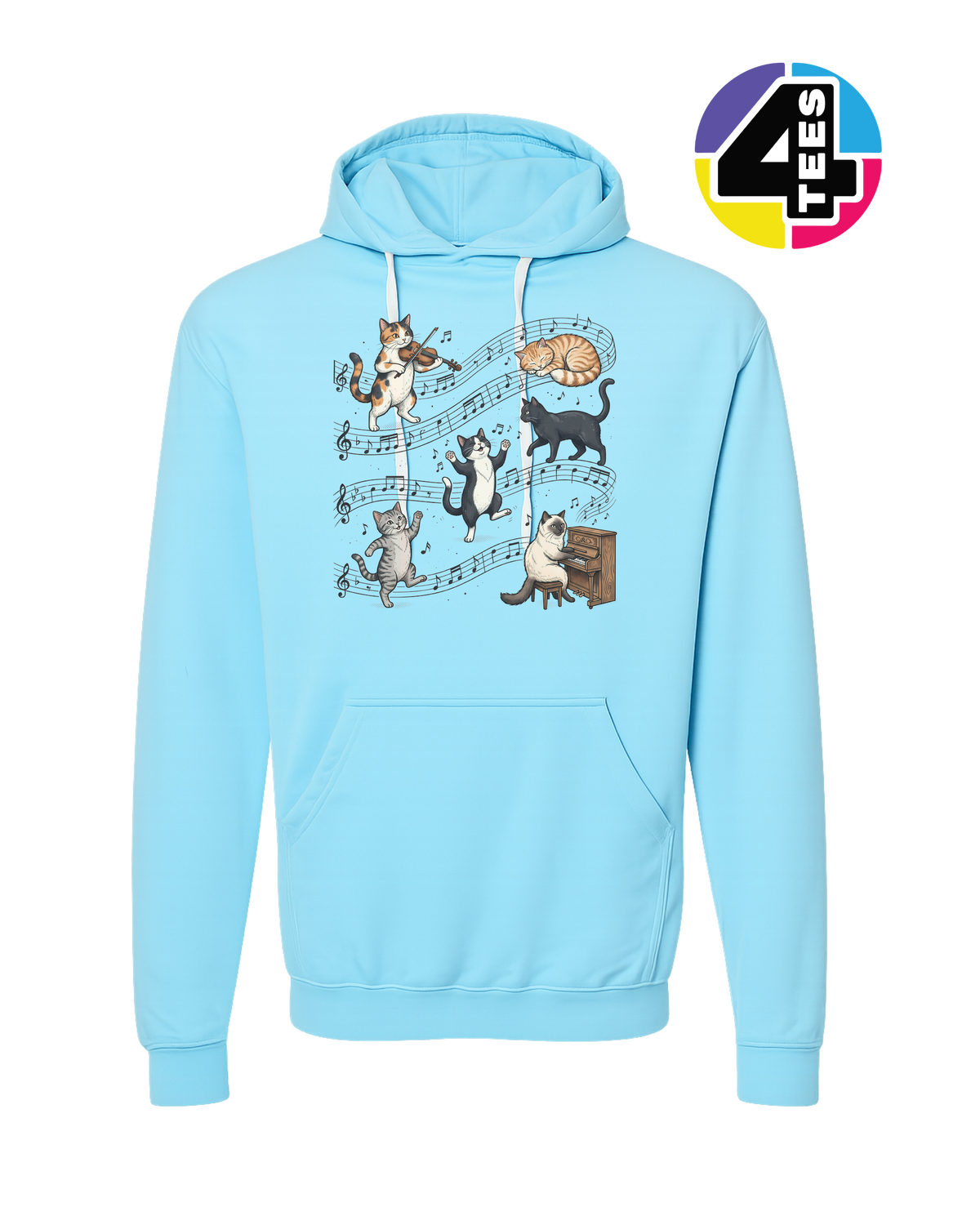 The Feline Symphony Hoodie