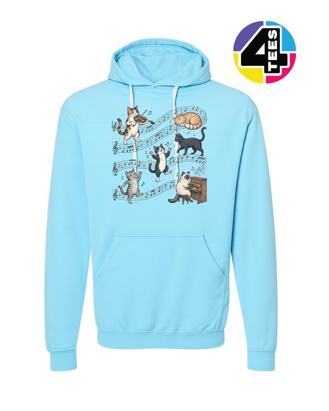 The Feline Symphony Hoodie