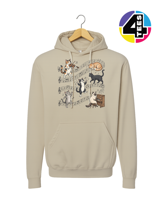 The Feline Symphony Hoodie