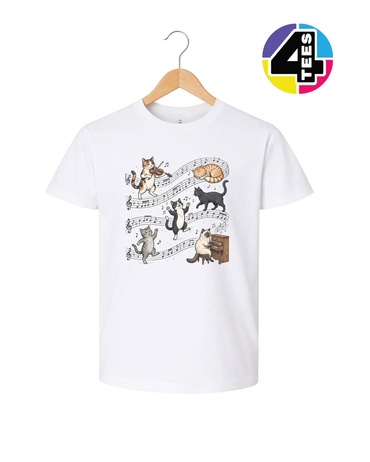 The Feline Symphony Youth Tee