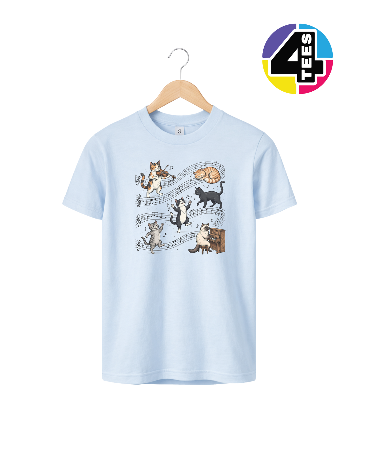 The Feline Symphony Youth Tee