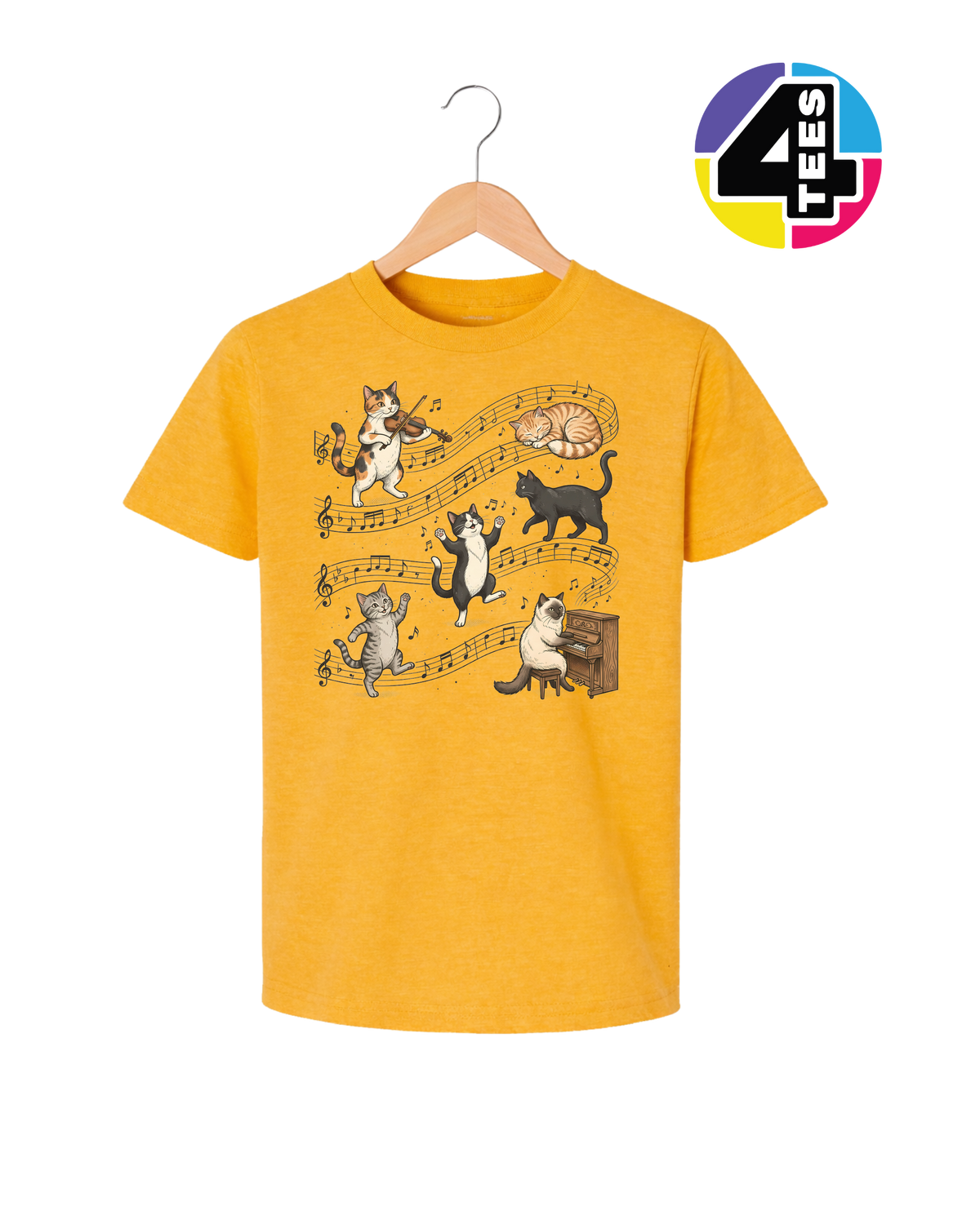 The Feline Symphony Youth Tee