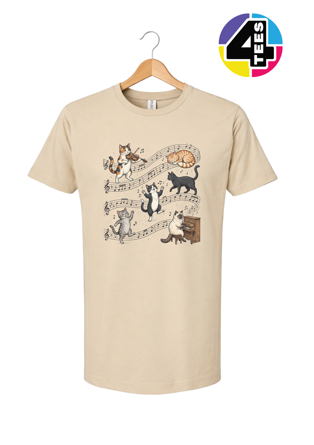 The Feline Symphony Tee