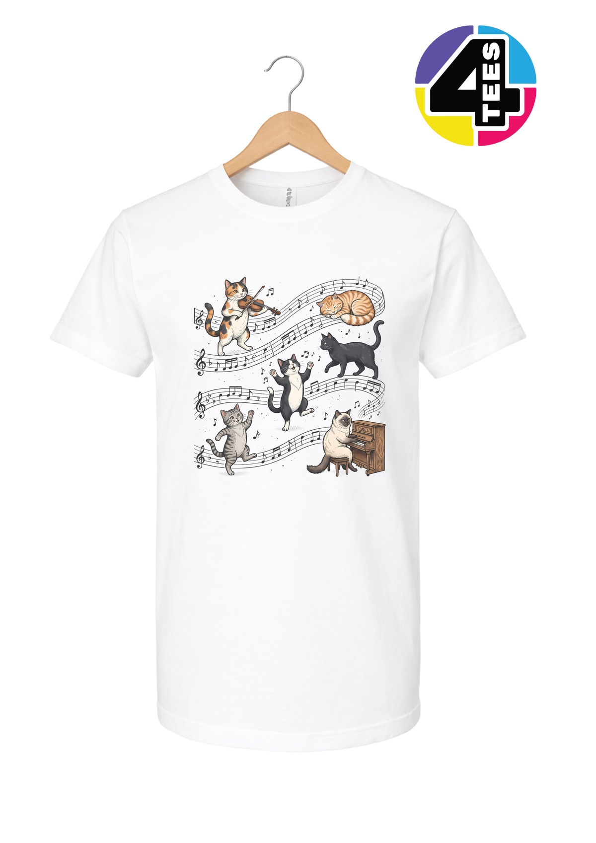 The Feline Symphony Tee