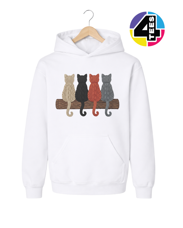 The Cozy Yarn Cat Crew Youth Hoodie