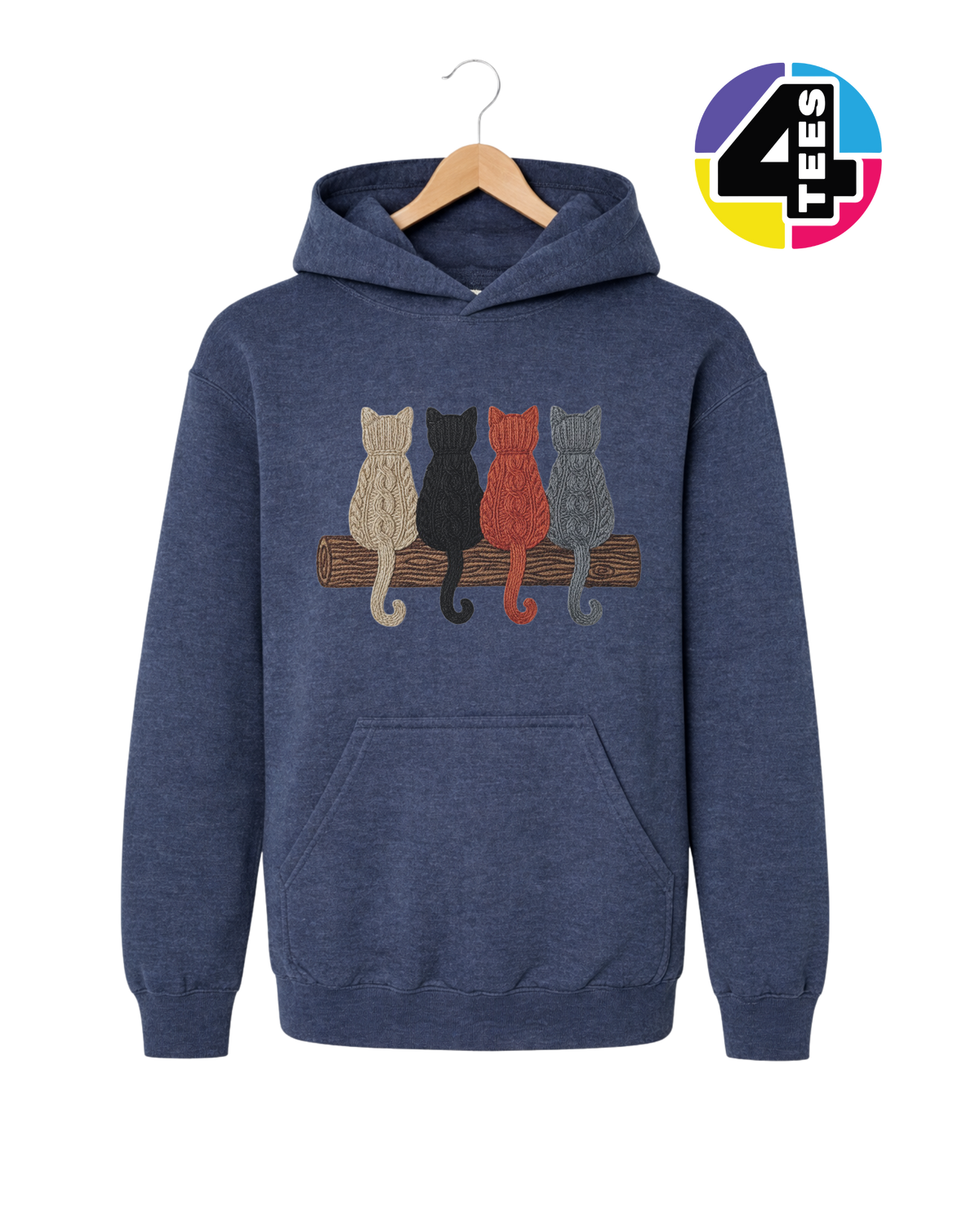 The Cozy Yarn Cat Crew Youth Hoodie