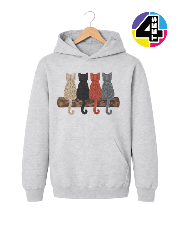 The Cozy Yarn Cat Crew Youth Hoodie