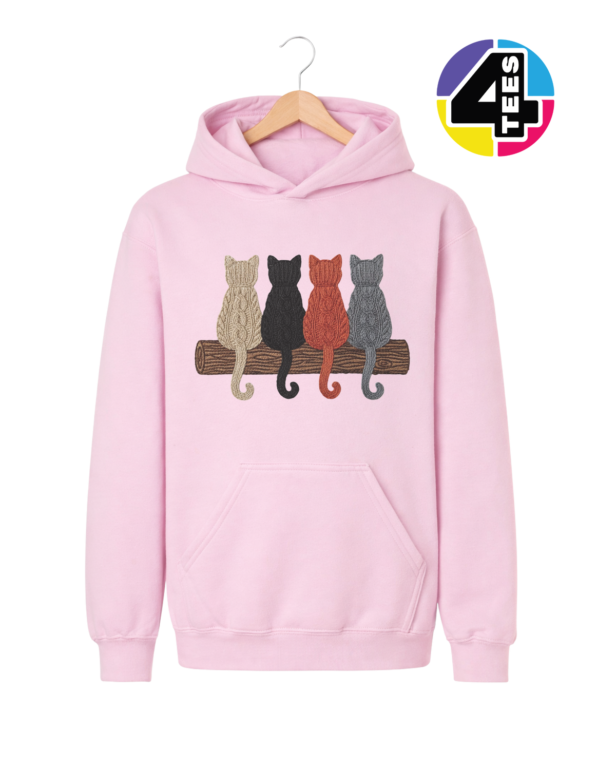 The Cozy Yarn Cat Crew Youth Hoodie
