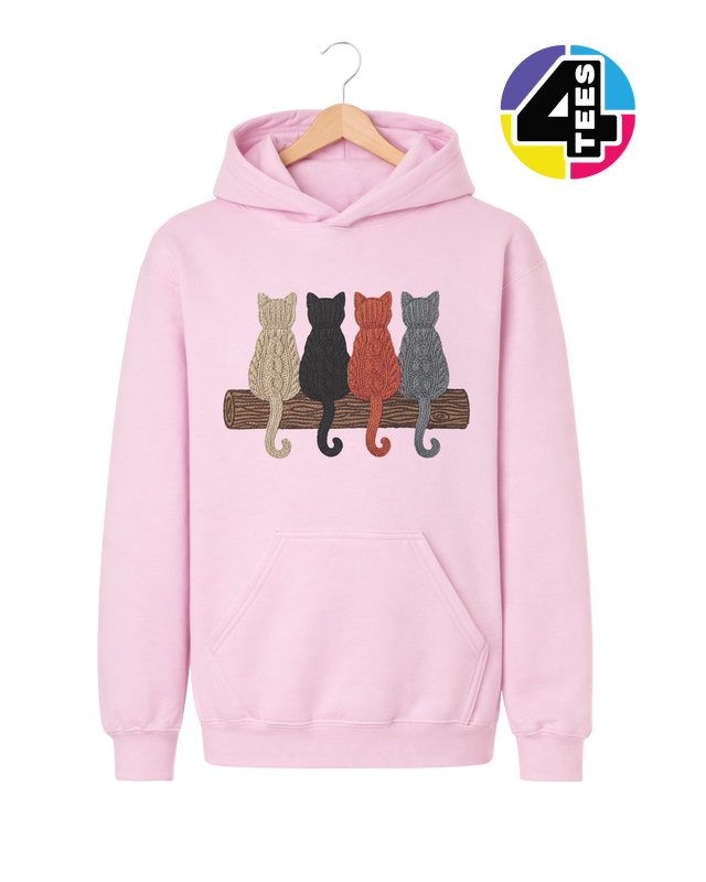 The Cozy Yarn Cat Crew Youth Hoodie