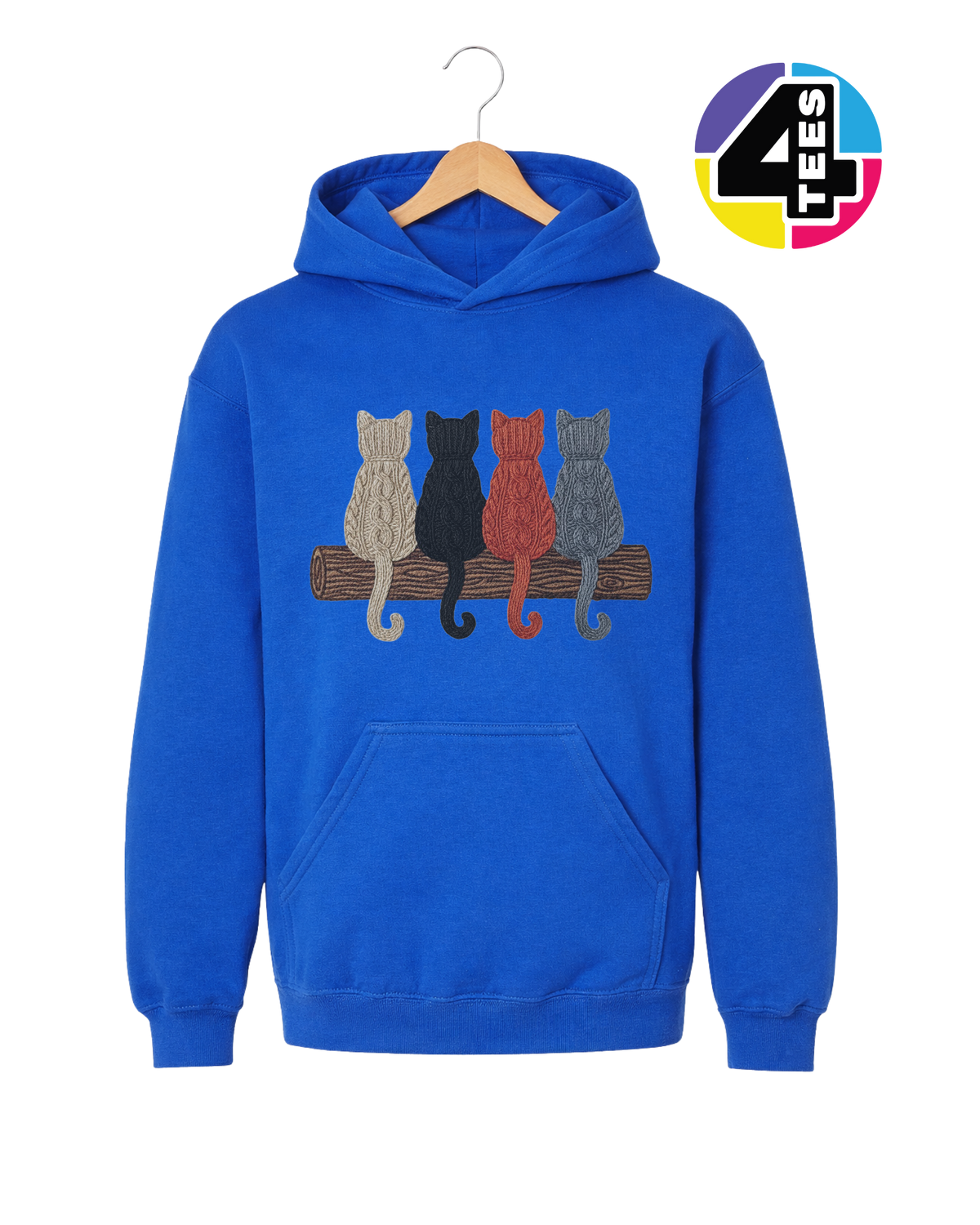 The Cozy Yarn Cat Crew Youth Hoodie