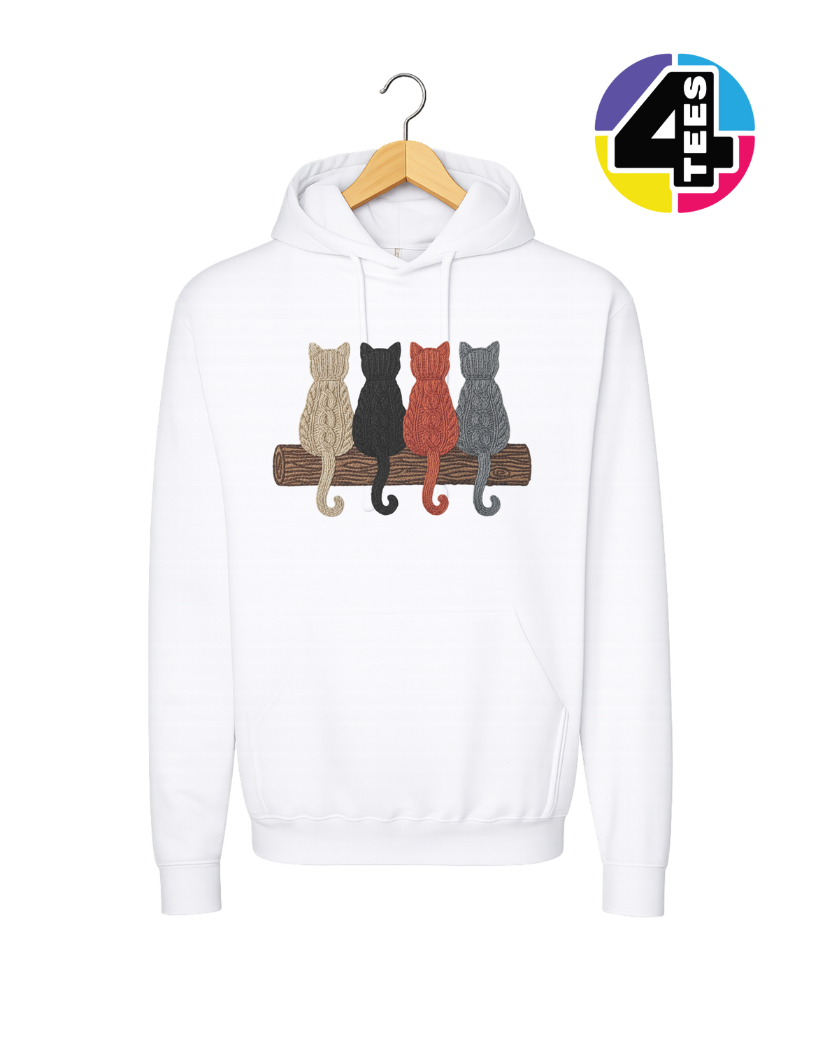 The Cozy Yarn Cat Crew Hoodie