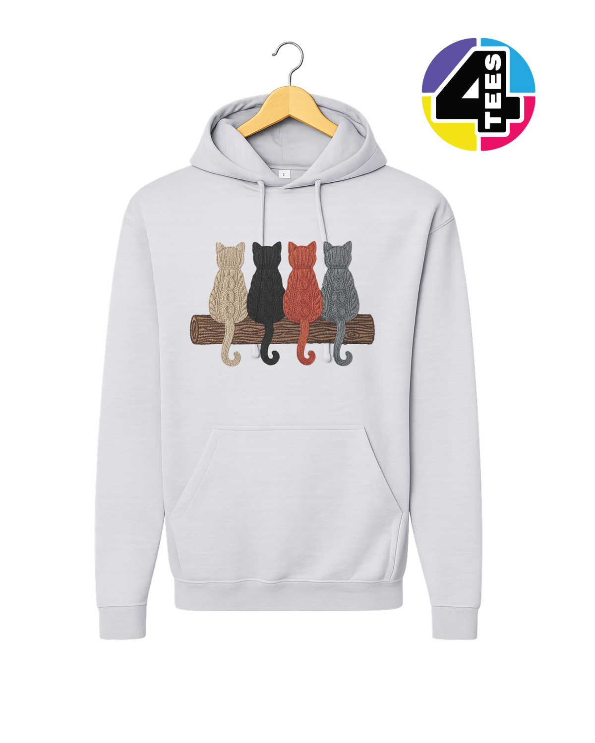 The Cozy Yarn Cat Crew Hoodie