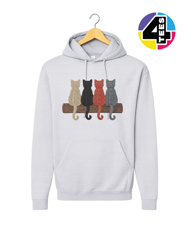 The Cozy Yarn Cat Crew Hoodie