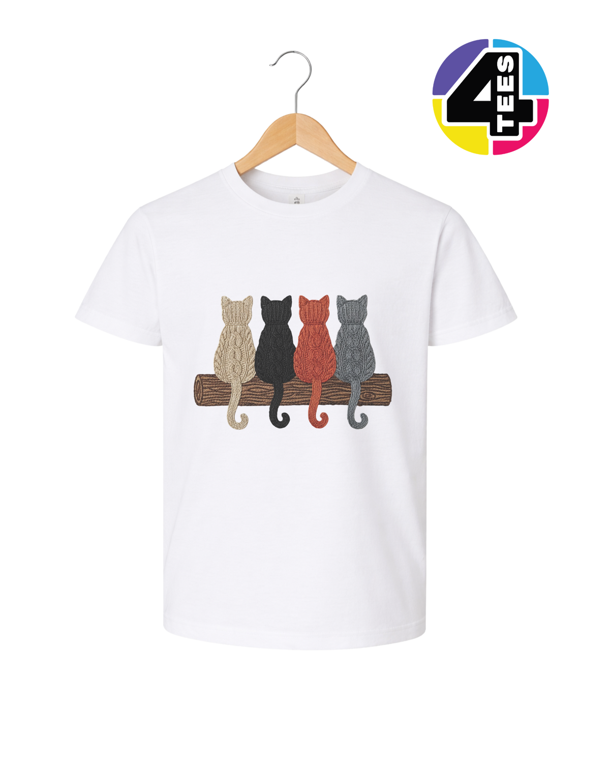 The Cozy Yarn Cat Crew Youth Tee