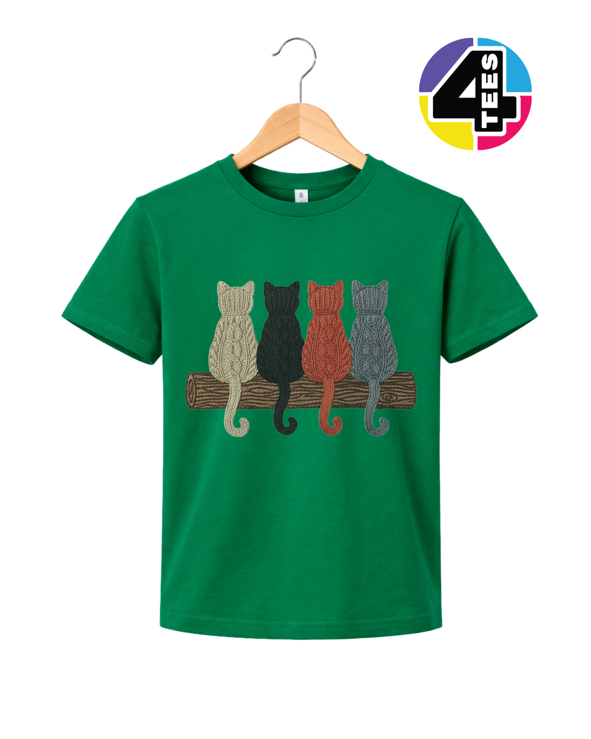 The Cozy Yarn Cat Crew Youth Tee