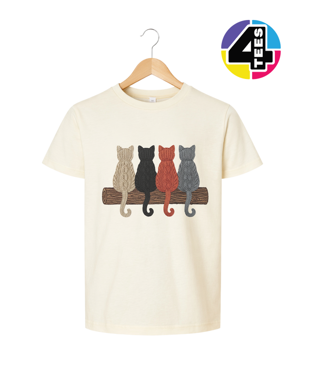 The Cozy Yarn Cat Crew Youth Tee
