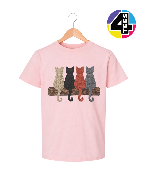 The Cozy Yarn Cat Crew Youth Tee