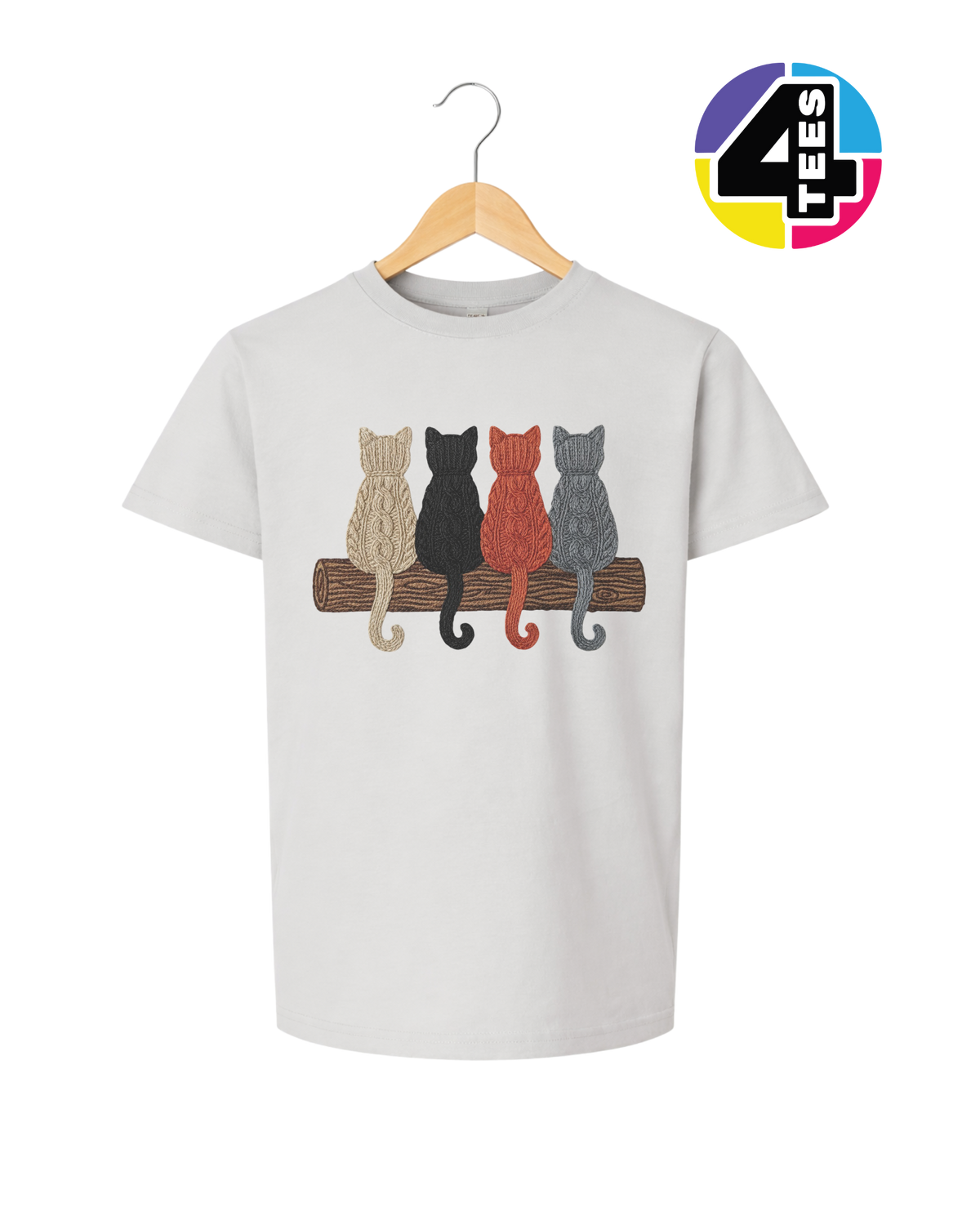 The Cozy Yarn Cat Crew Youth Tee