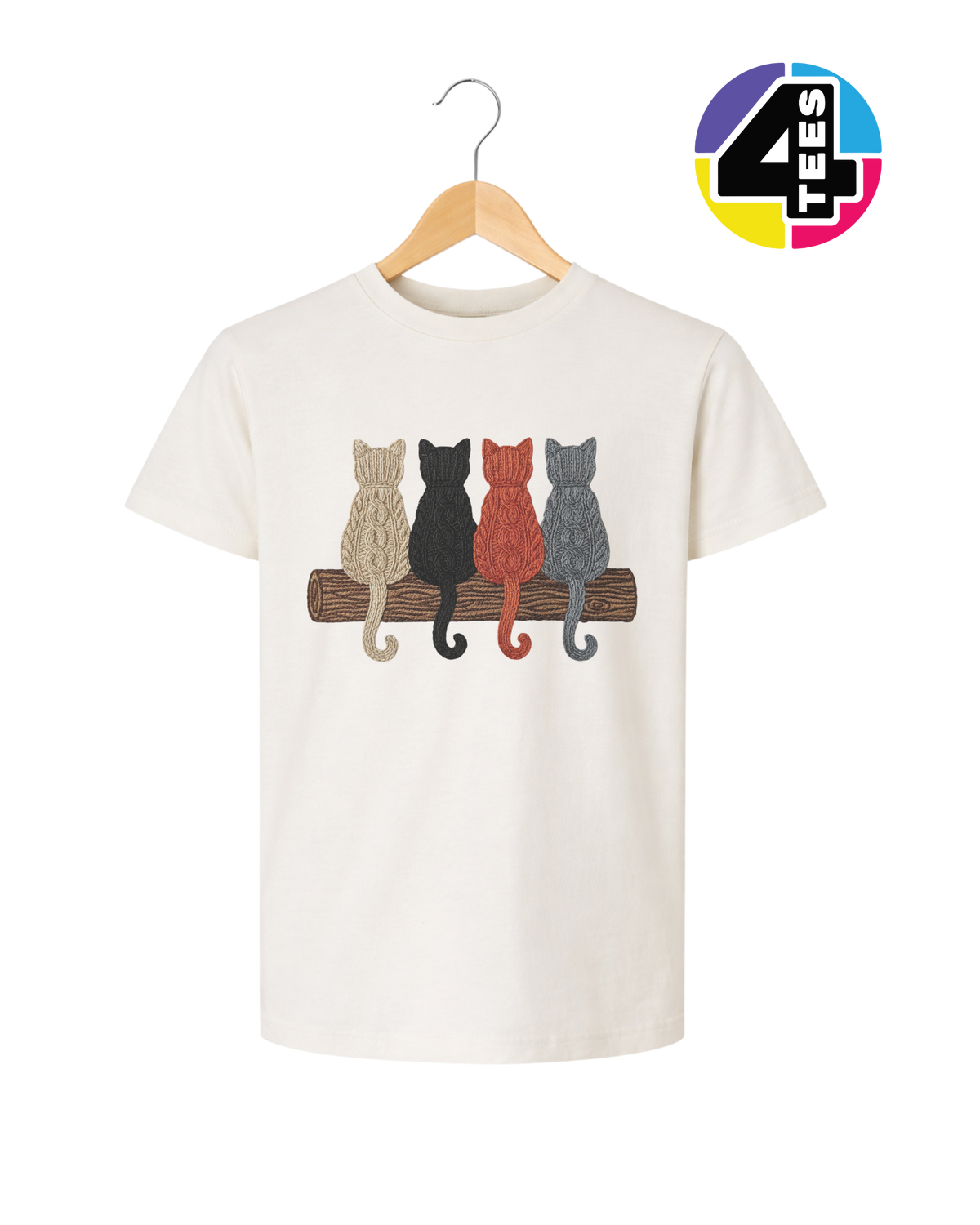 The Cozy Yarn Cat Crew Youth Tee