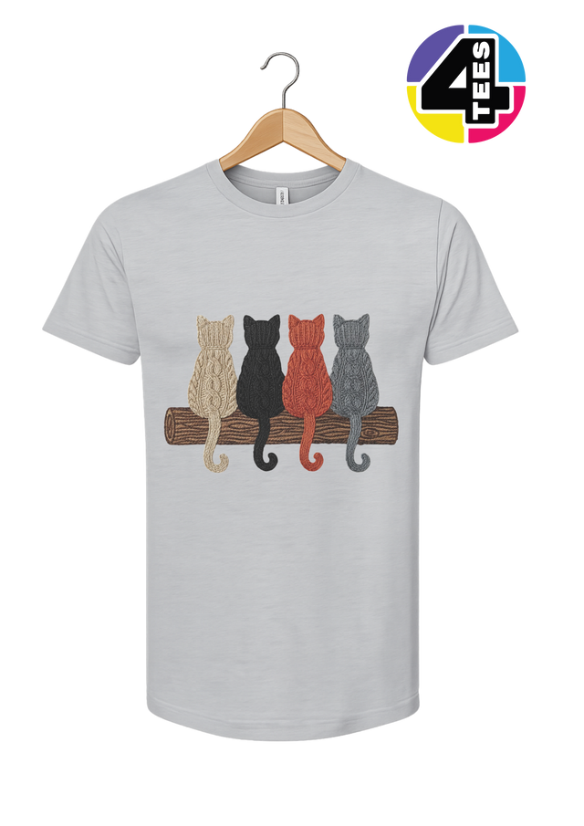 The Cozy Yarn Cat Crew Tee
