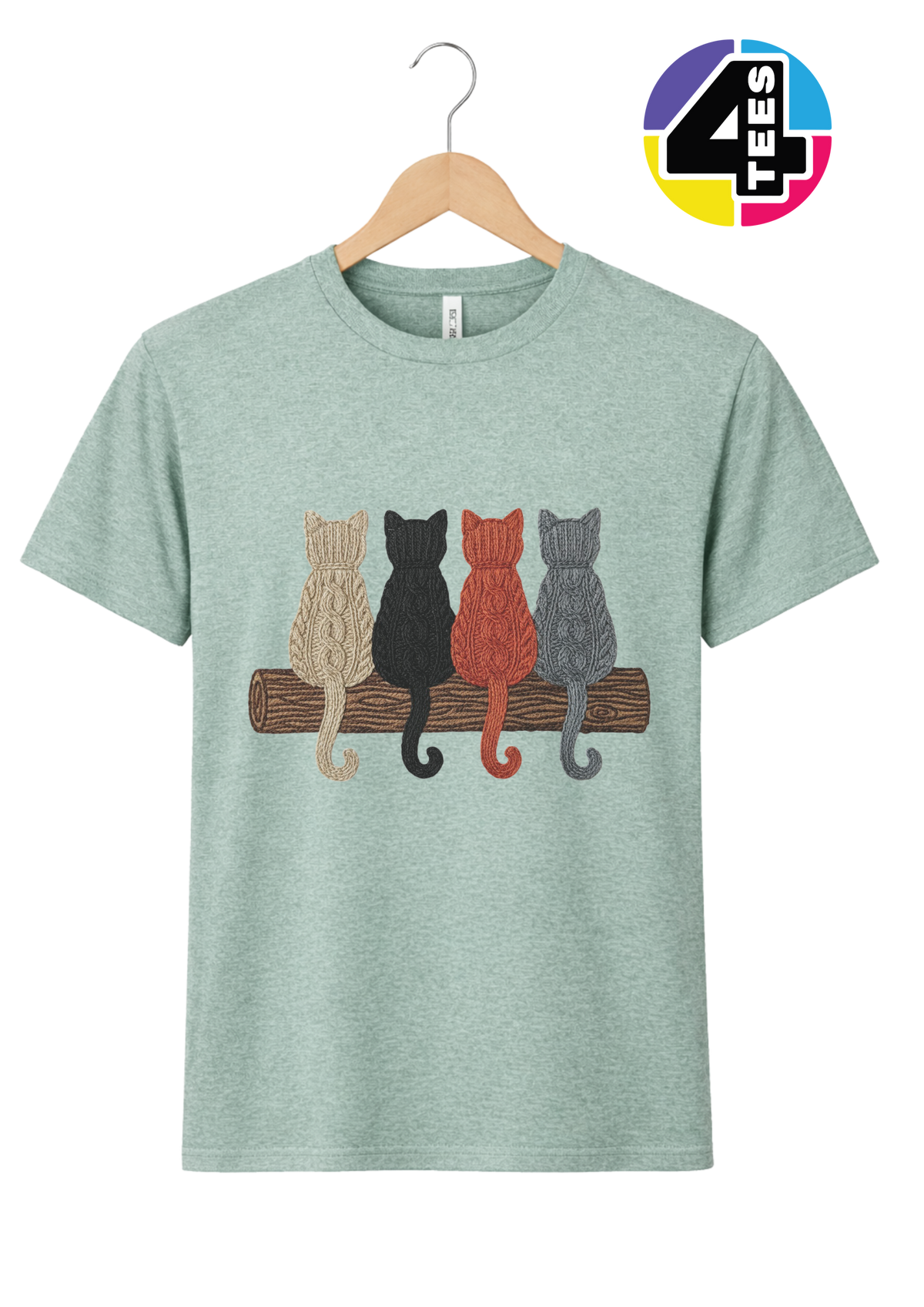 The Cozy Yarn Cat Crew Tee