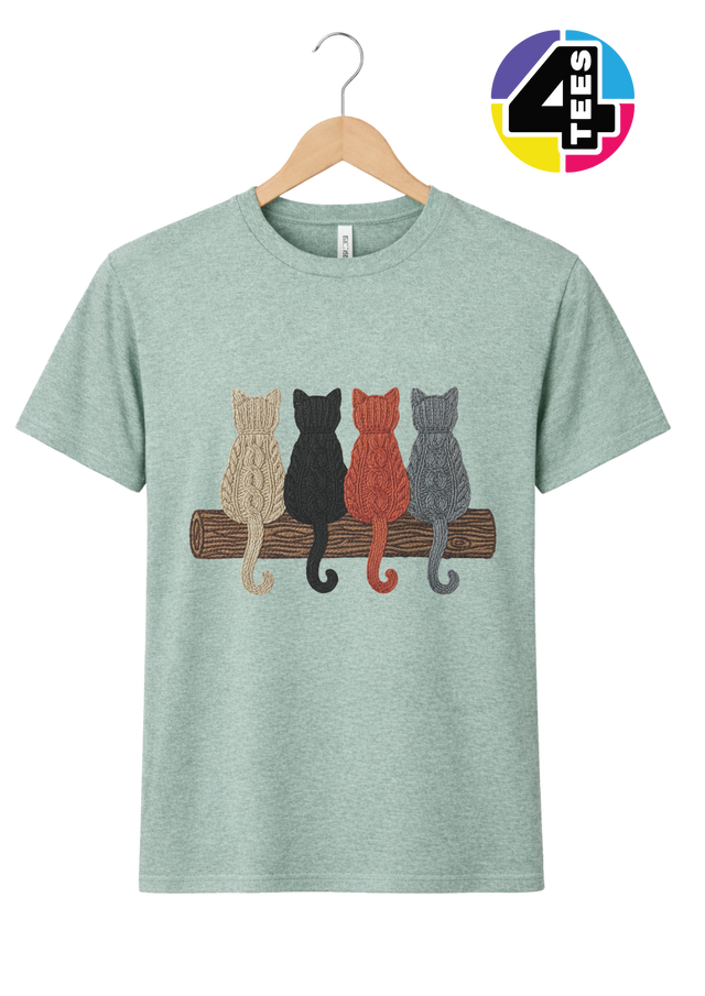 The Cozy Yarn Cat Crew Tee