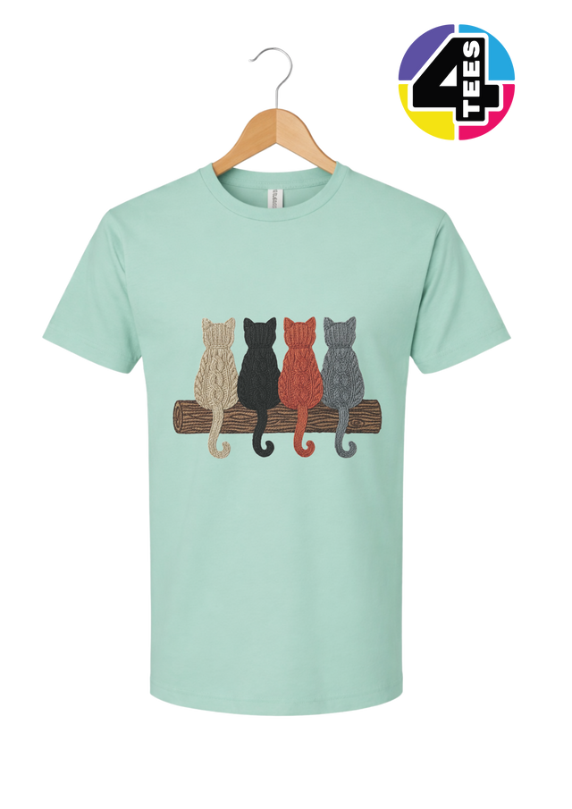 The Cozy Yarn Cat Crew Tee