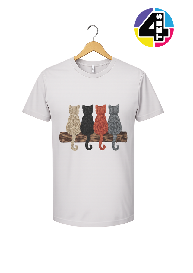The Cozy Yarn Cat Crew Tee