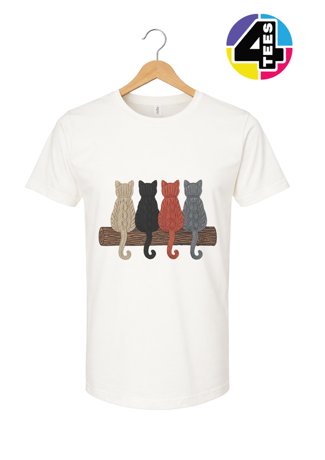 The Cozy Yarn Cat Crew Tee