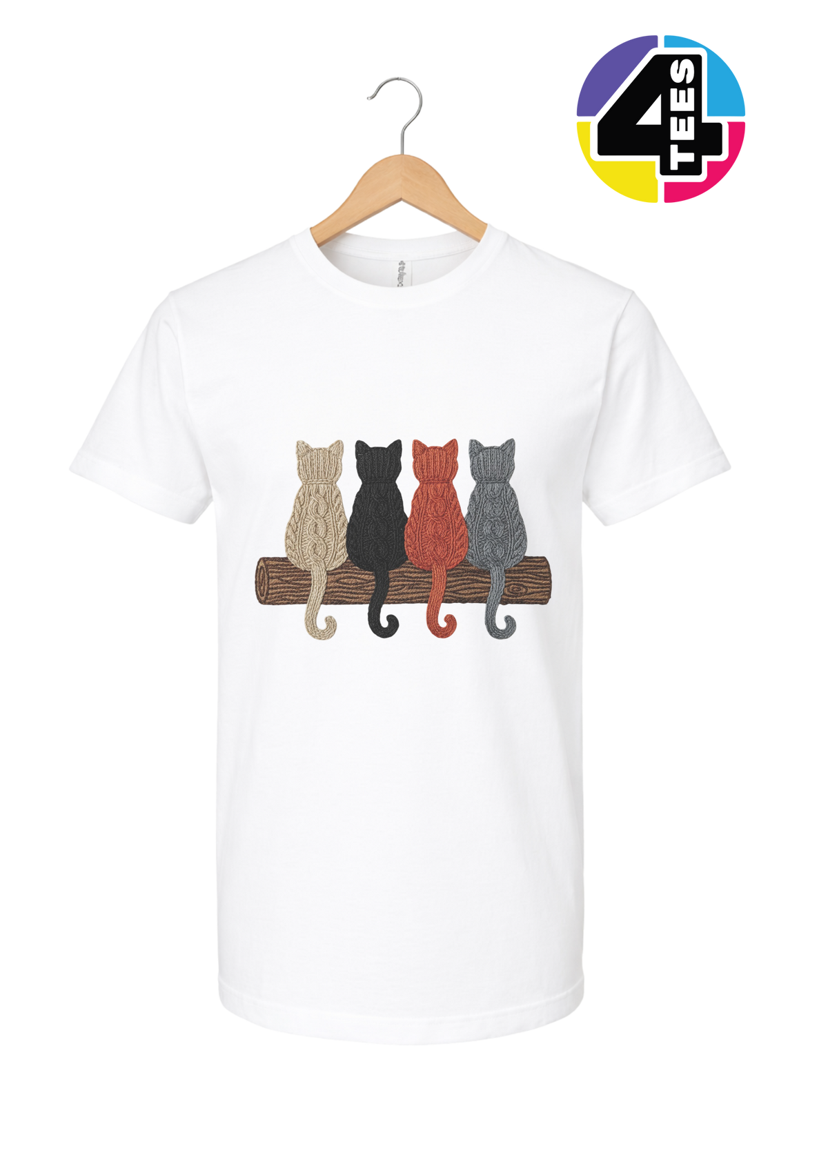 The Cozy Yarn Cat Crew Tee