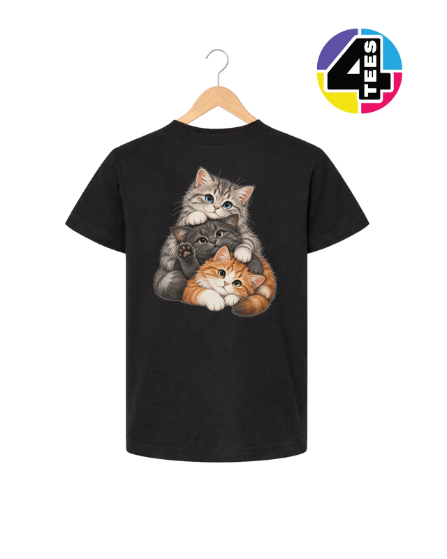 Purrfectly Piled-Up Kittens Youth Tee