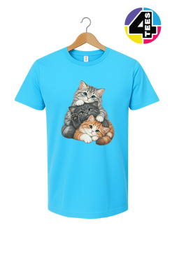 Purrfectly Piled-Up Kittens Tee