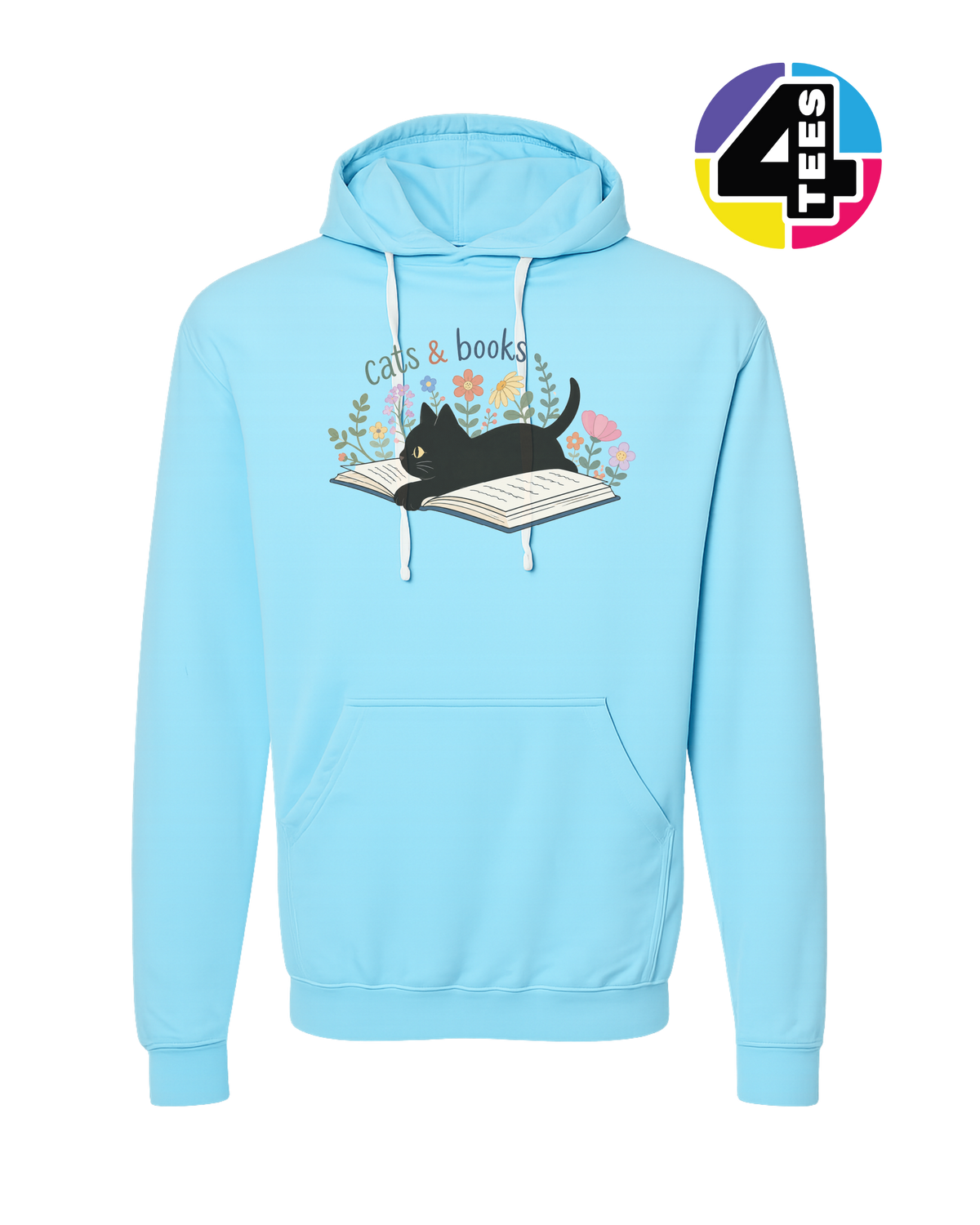 Cats & Books Hoodie
