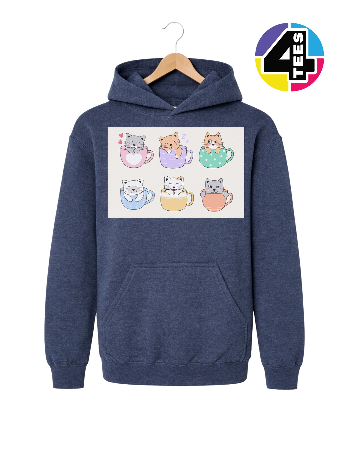 Purrfect Mug Mates Youth Hoodie