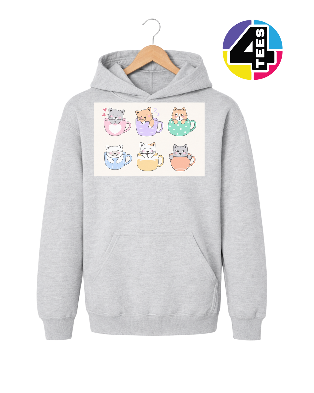 Purrfect Mug Mates Youth Hoodie