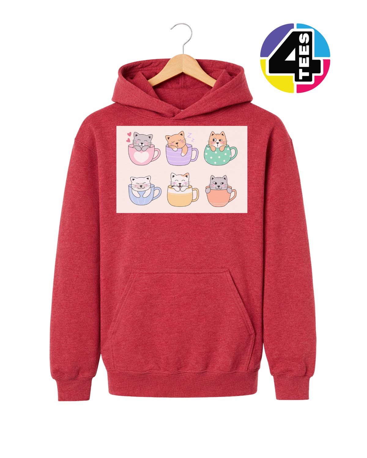 Purrfect Mug Mates Youth Hoodie