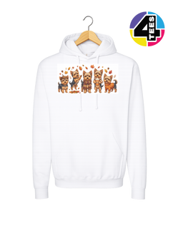 Yorkies & Pumpkin Spice Hoodie