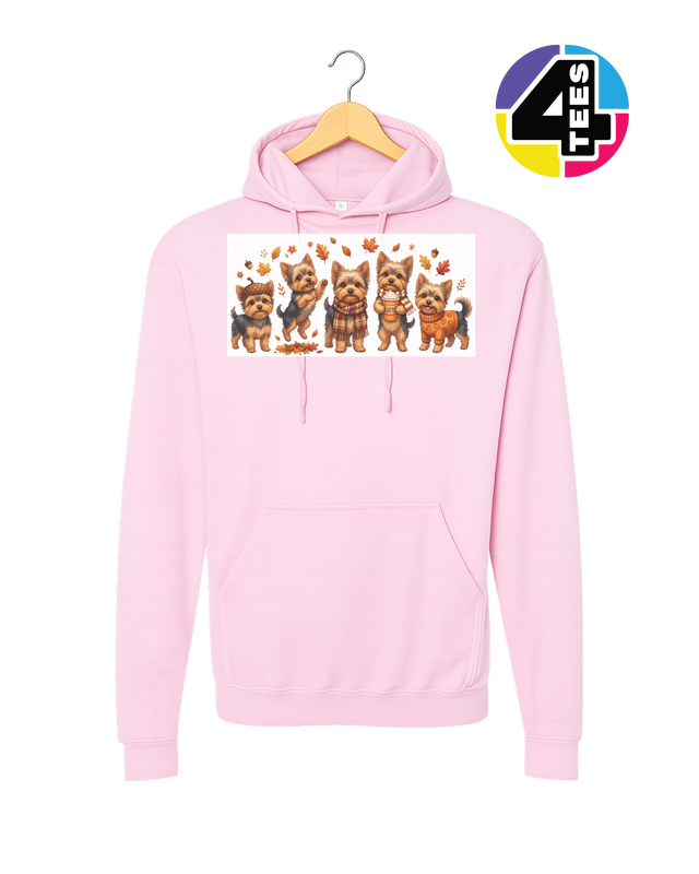 Yorkies & Pumpkin Spice Hoodie