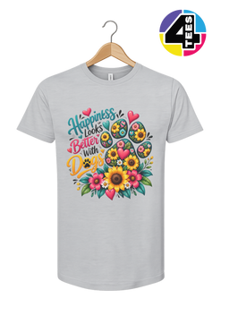 Happiness Looks Better with Paws Tee