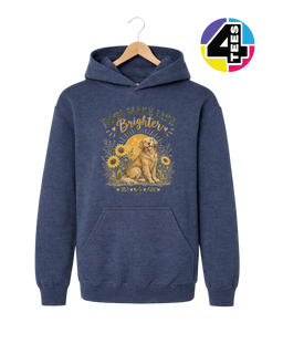Dogs Make Life Brighter Youth Hoodie