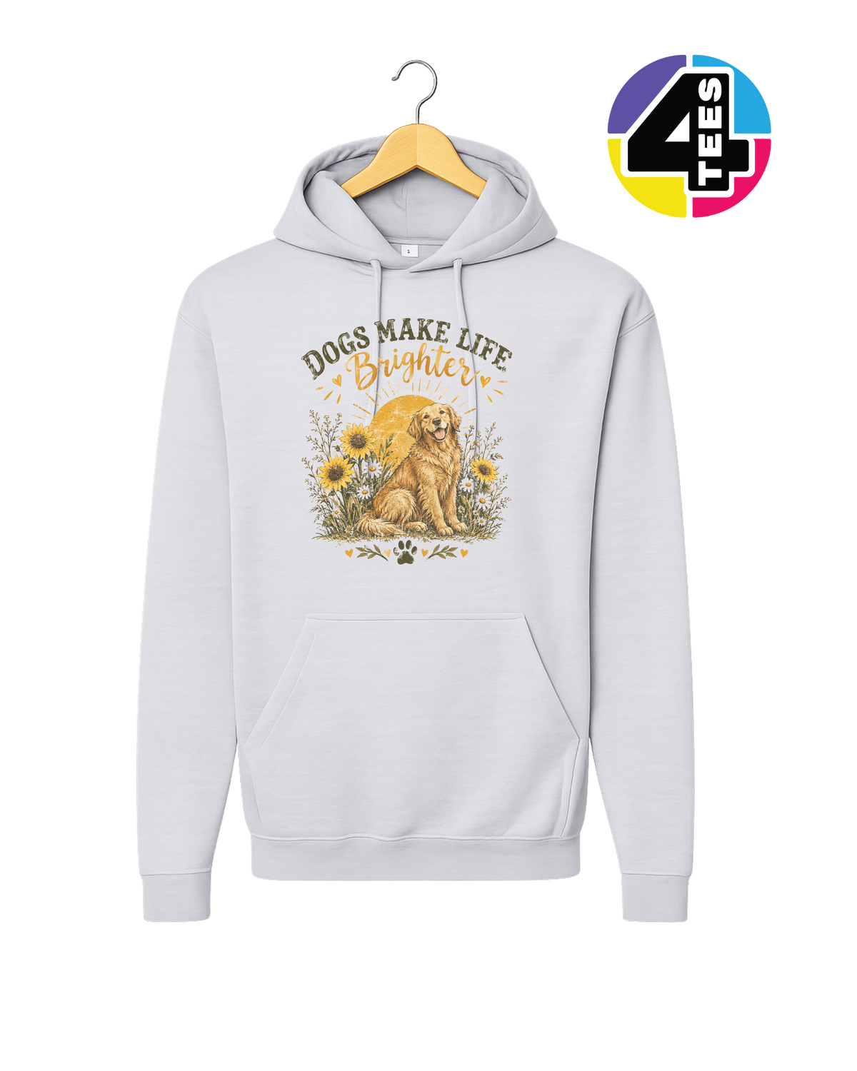 Dogs Make Life Brighter Hoodie