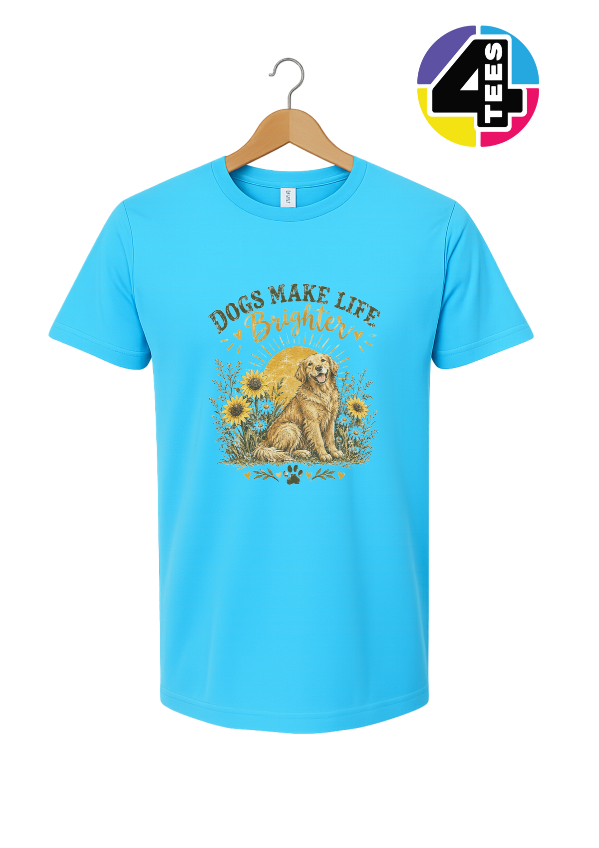 Dogs Make Life Brighter Tee