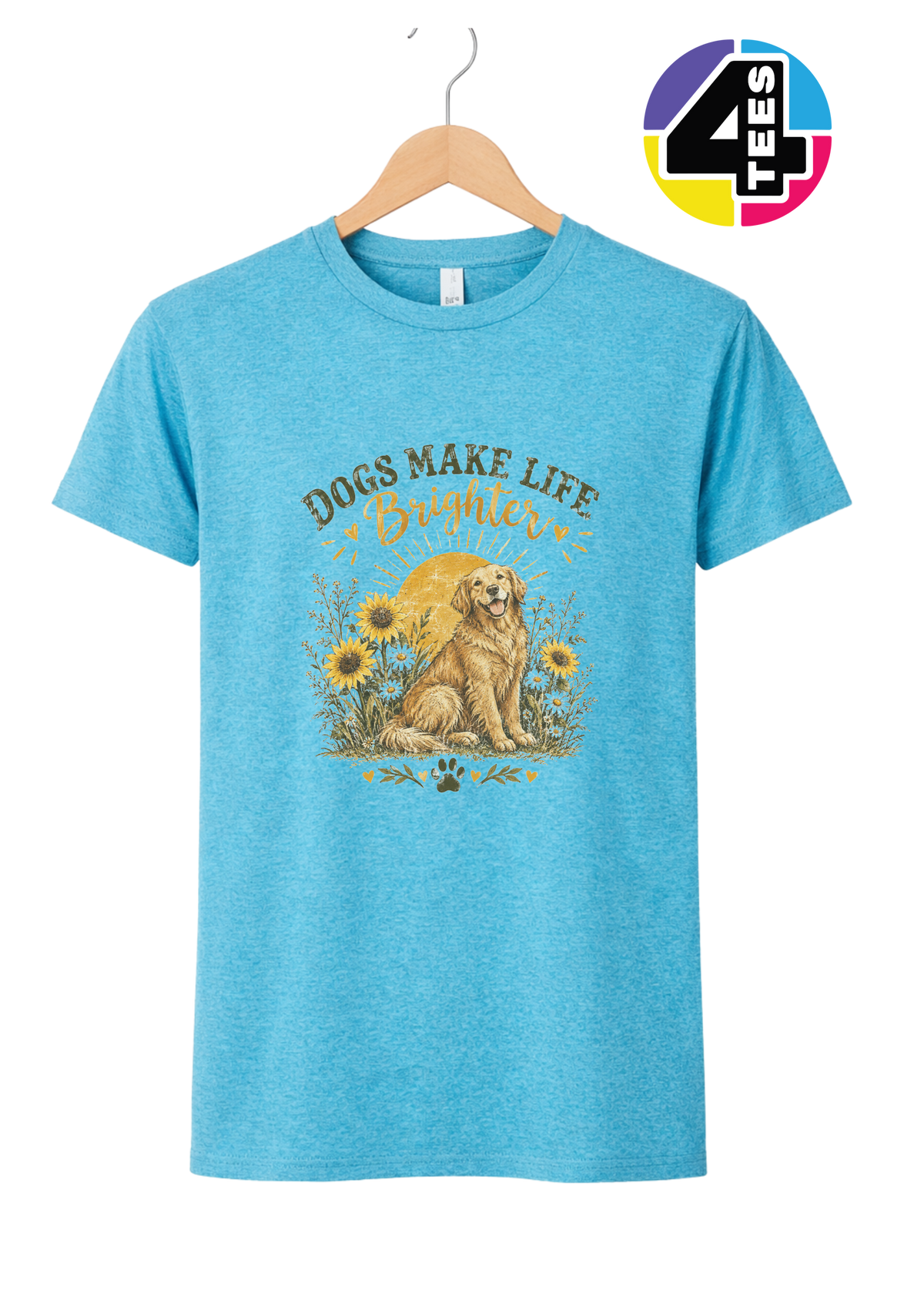 Dogs Make Life Brighter Tee