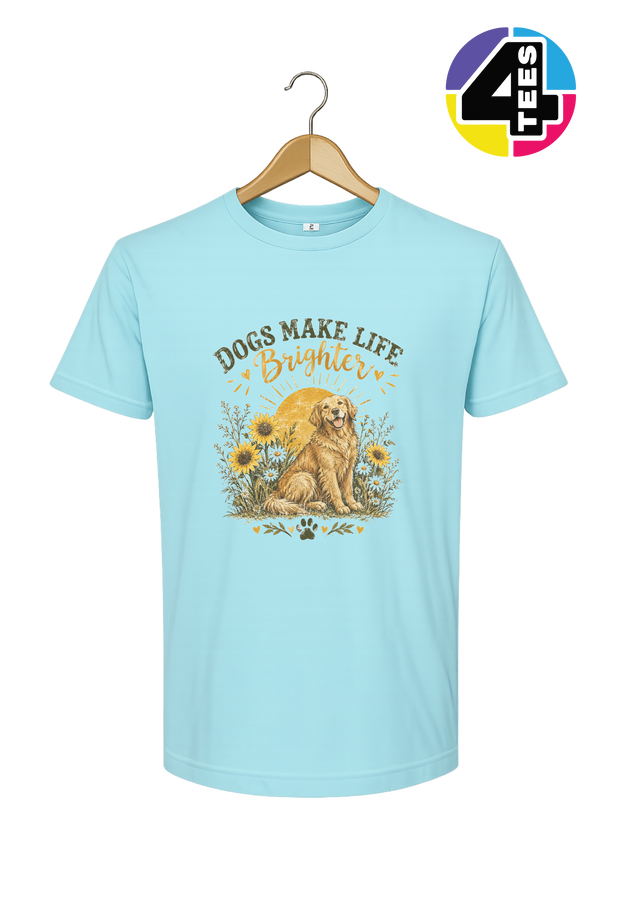 Dogs Make Life Brighter Tee