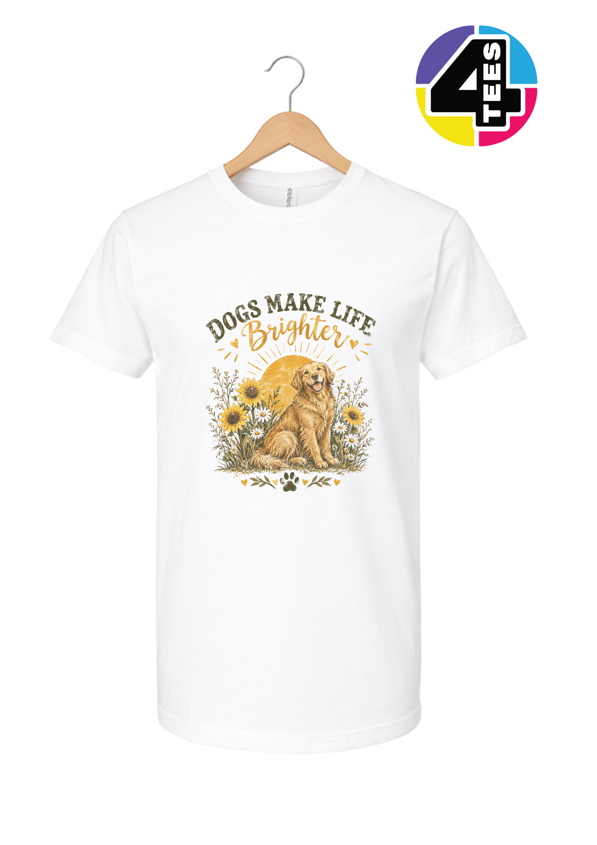 Dogs Make Life Brighter Tee